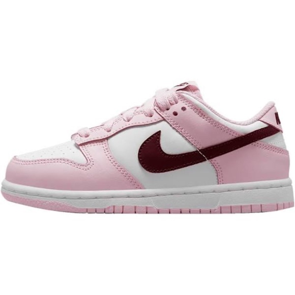 Nike DUNK LOW GS 'PINK FOAM'  Beetroot 6Y US 8 Djerf - Picture 1 of 6